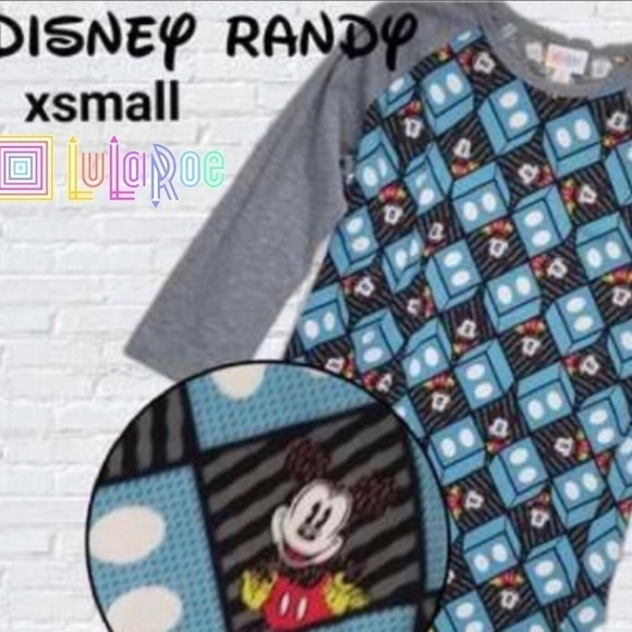 NWT LuLaRoe Disney Randy Mickey Mouse Sz. XS - Picture 1 of 1